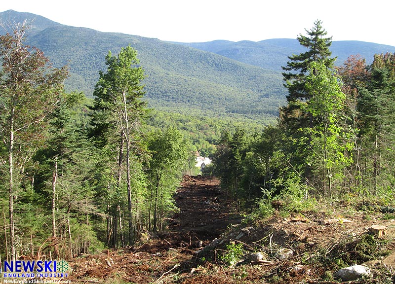 Looking down the lift line (September 3, 2016)