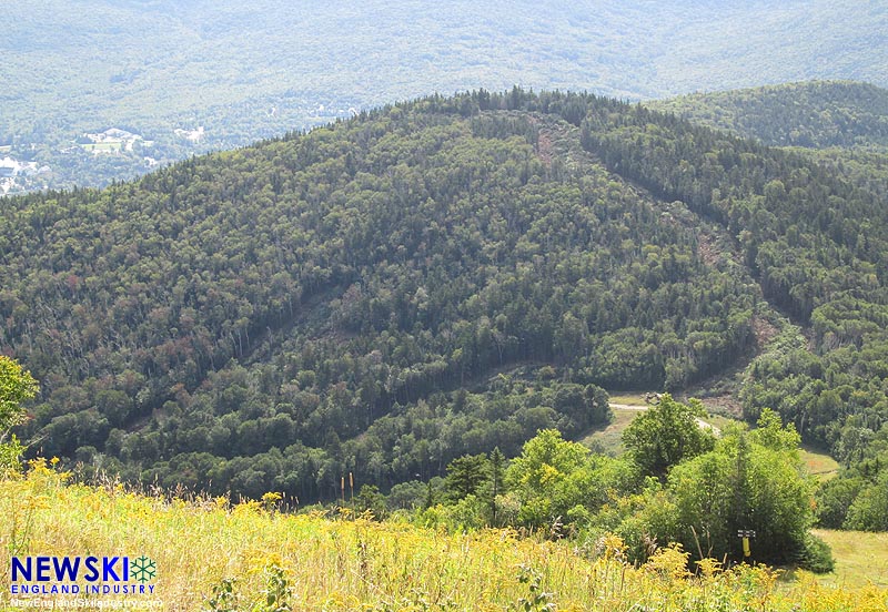 The northern slope of Green Peak as seen from Sun Run (September 3, 2016)