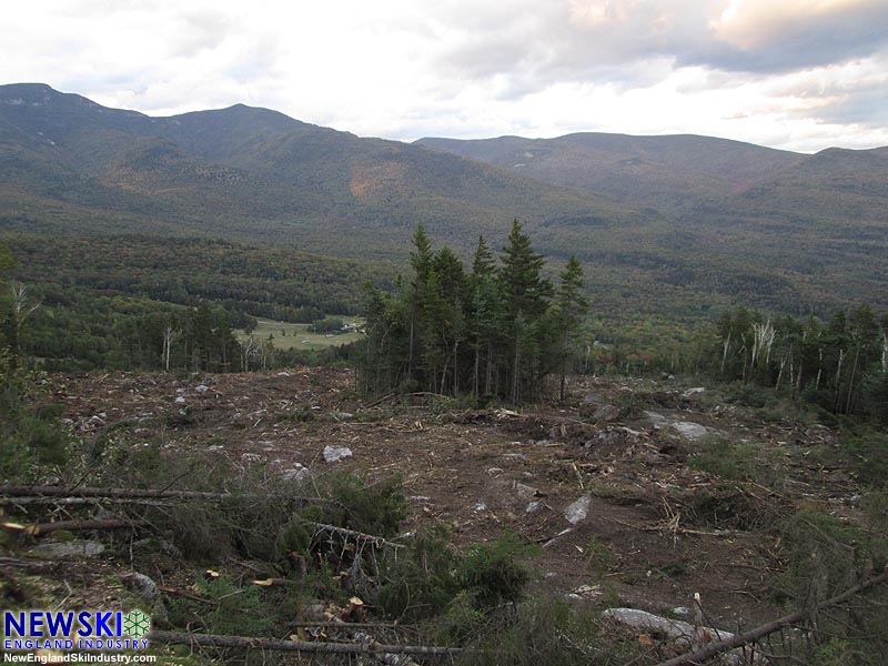 Junction of Green Peak intermediate trail 57 (September 24, 2016)