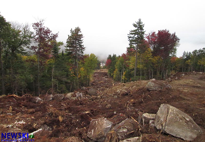 The lower Green Peak lift line (October 2, 2016)