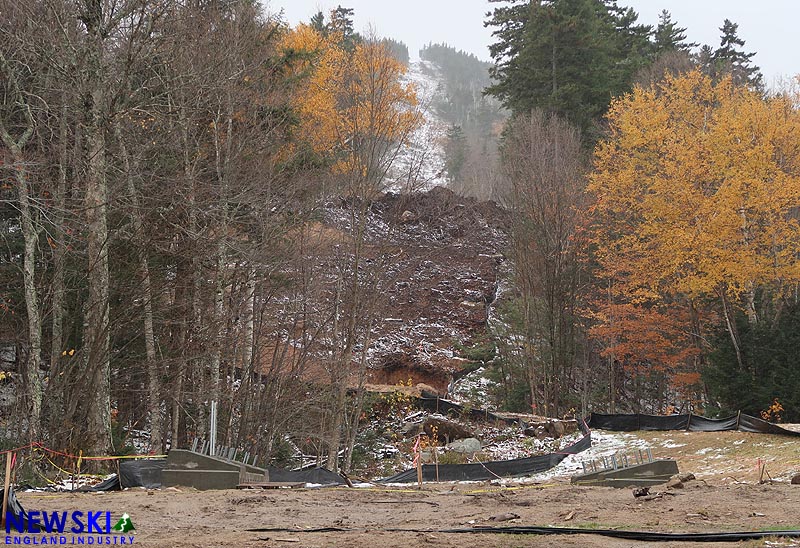 Green Peak Triple base terminal footings, October 23, 2016