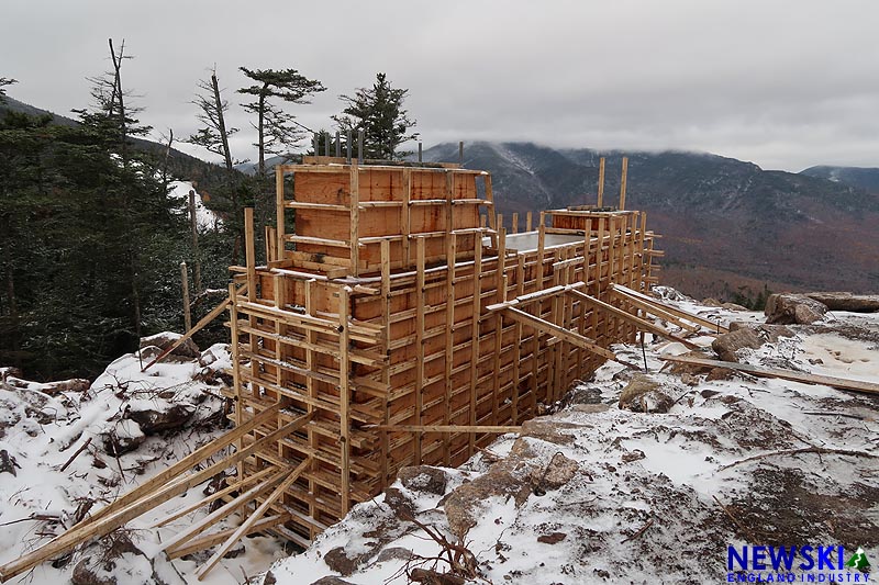 Green Peak Triple top terminal footing, October 23, 2016