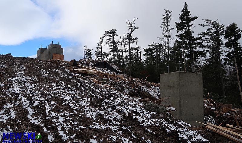 The top of the Green Peak lift line (November 6, 2016)