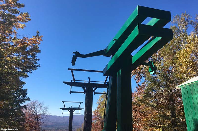 Green Chair at Magic Mountain