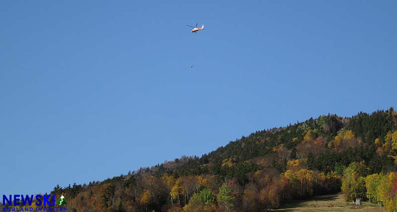 Helicopter Concrete at Waterville Valley