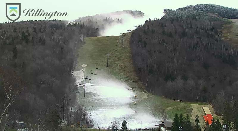 Killington snowmaking, 11/7/2017