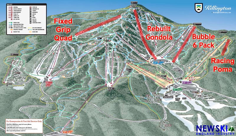 Killington 2018-19 Expansion Map