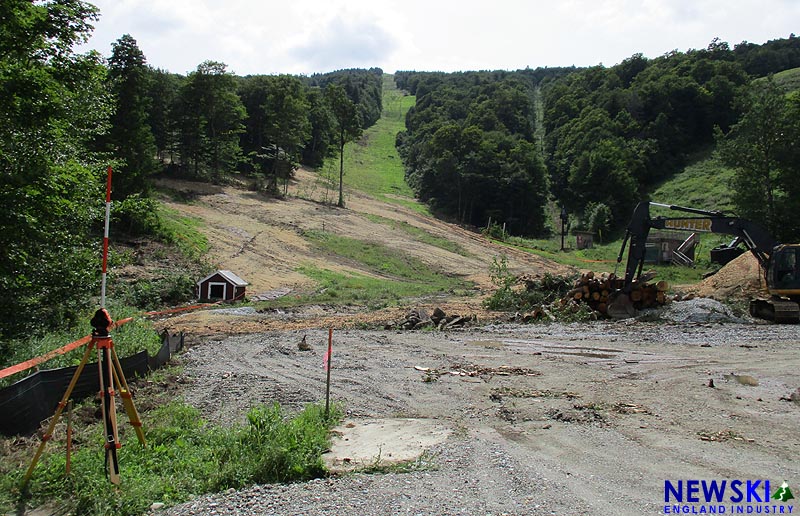 Stratton Snow Bowl Construction