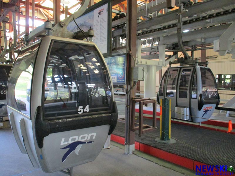 Old and new Loon gondolas