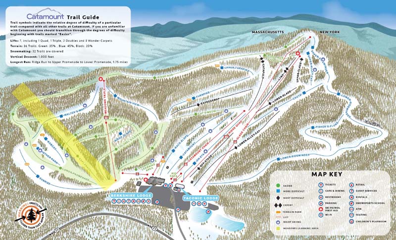 Catamount Trail Map