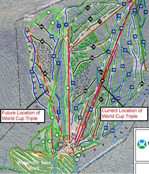 Green Peak map