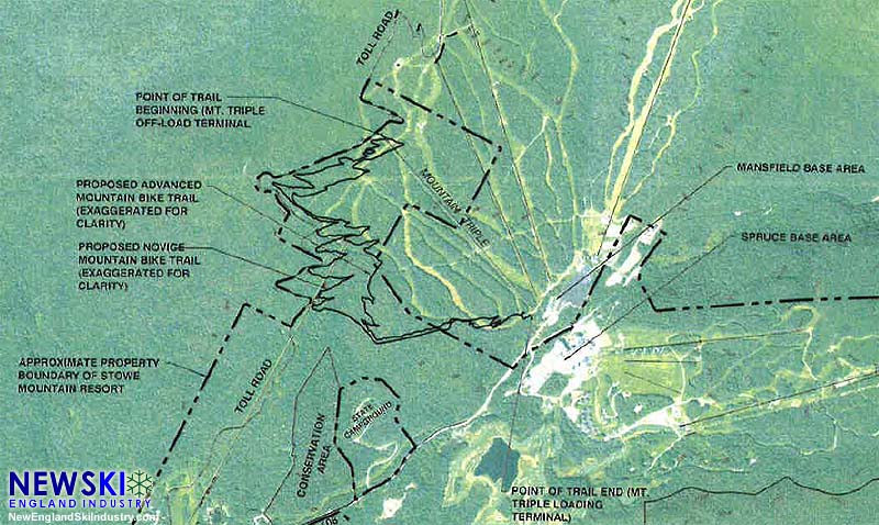 Stowe Mountain Bike Map