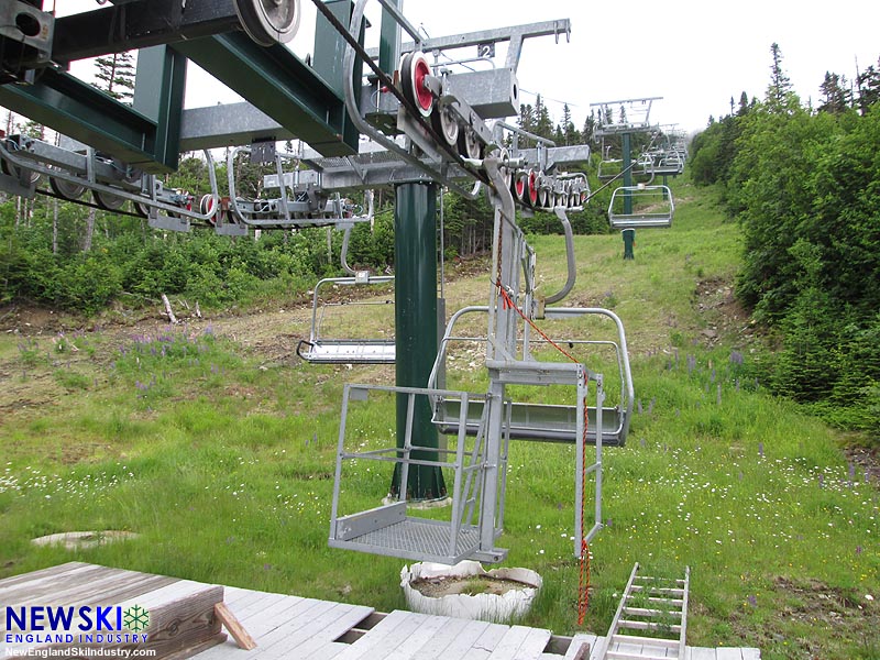 The Kennebago Quad Chairlift (July 2016)