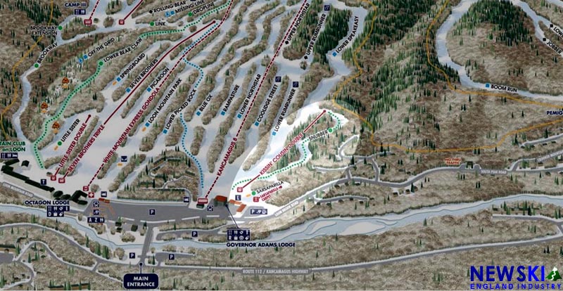 Loon Mountain Map